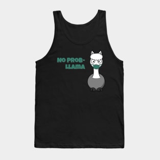 No Prob- Llama Mask Tank Top